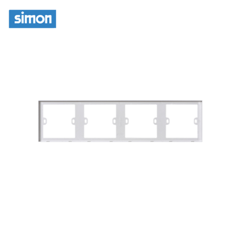 西蒙(simon) E3 插座开关插板86型开关插座面板 四位连体边框高清大图