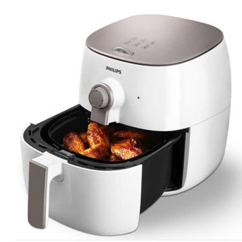 飞利浦（Philips）空气炸锅家用智能低脂肪真空无油电炸锅大容量2.4L微电脑式薯条机 HD9627/21附带鱼盘烤架图片