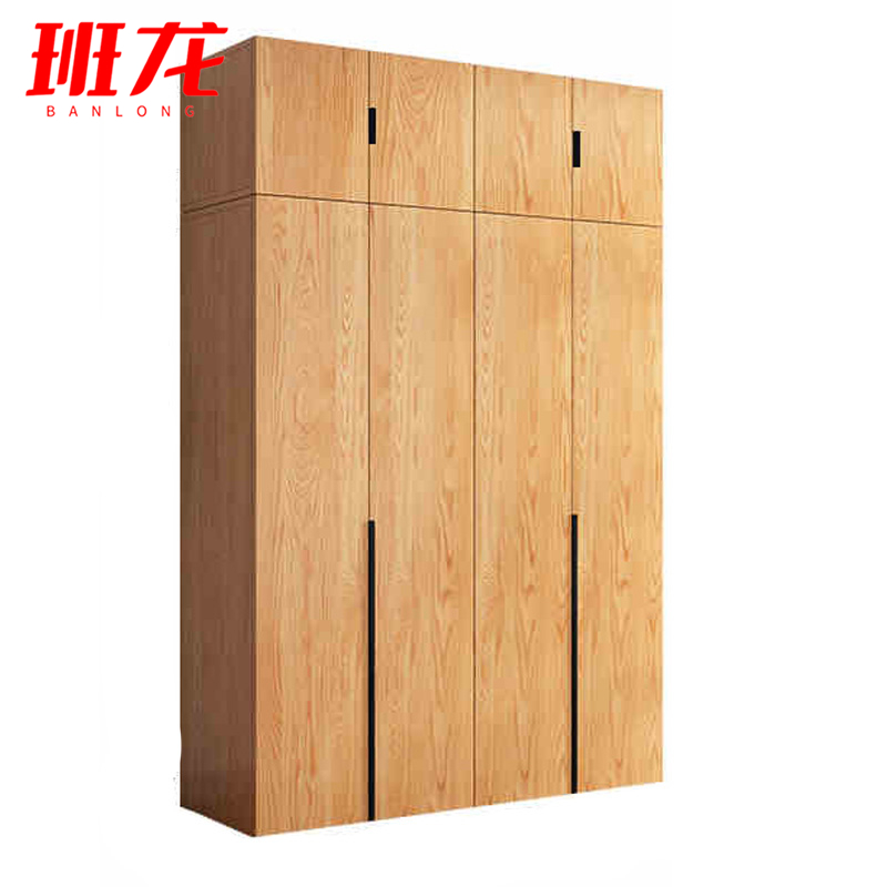 班龙衣柜4门+顶柜台高清大图