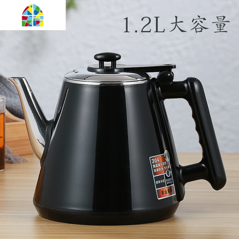 家用自动上水茶吧机茶炉台通用304烧水壶单个茶具煮茶泡茶壶配件 FENGHOU 食品级大三环(1.2L)高清大图