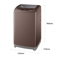 Haier/海尔洗衣机 8公斤直驱变频 双动力 波轮全自动洗衣机ES80BZ969