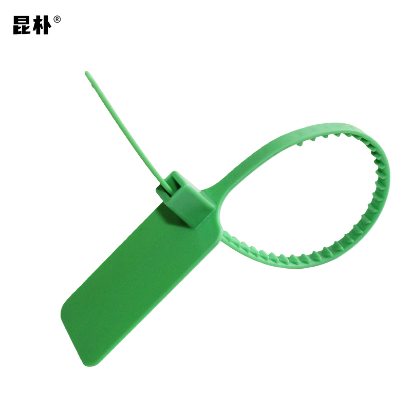 昆朴一次性标牌铅封扎带 全长30cm H12 100根/包 包