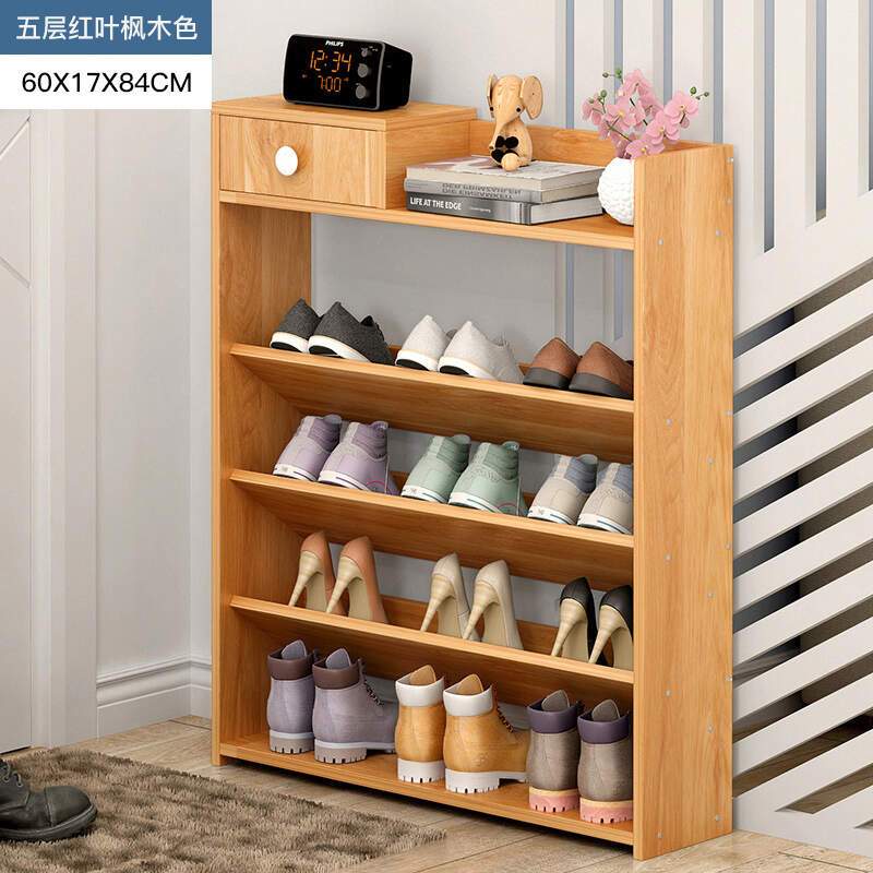 鞋架家用门口窄小简约现代17cm玄关经济型省空间收纳简易多层鞋柜.