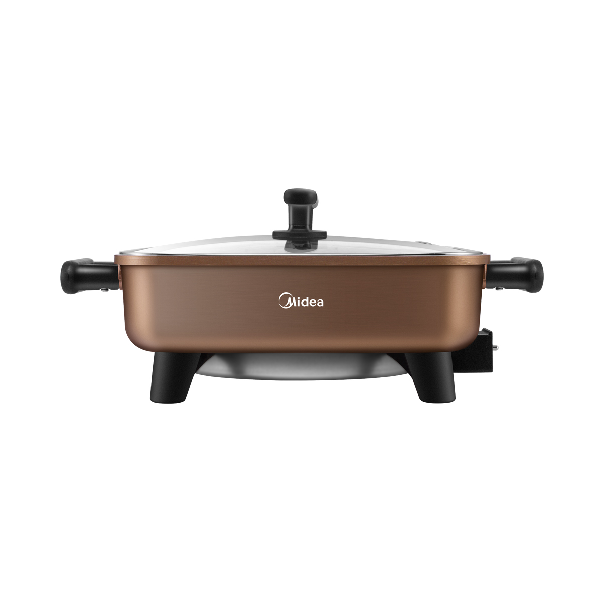 美的(Midea)电火锅电炒锅家用多功能电锅煎烤涮一体电热电煮锅6L火锅锅不粘烤鱼锅 MC-DY3030Easy102