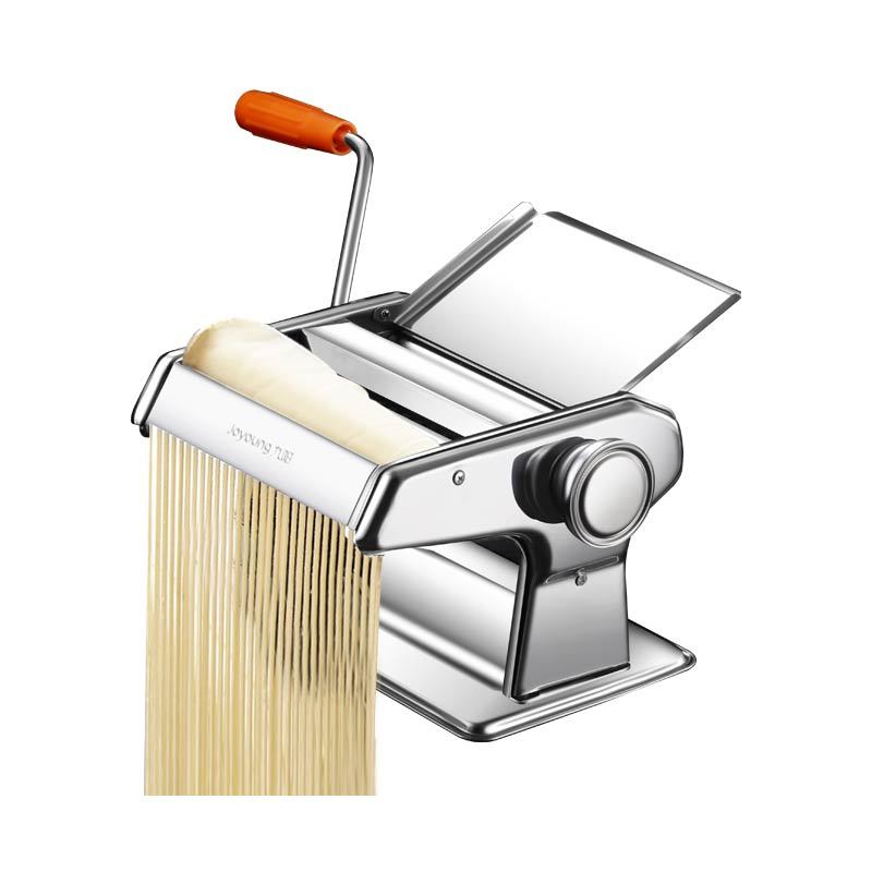 九阳面条机家用压面机多功能饺子皮机微小型老式手动和擀面一体机视频