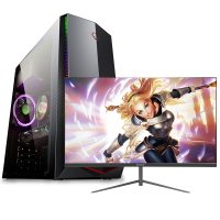 世纪之星 i9级八核E5 2660/GTX750Ti 2G独显/16G内存/256G固态+500G机械盘 家用办公 游戏电脑 台式机 台式电脑 电脑主机 组装机+24英寸全套
