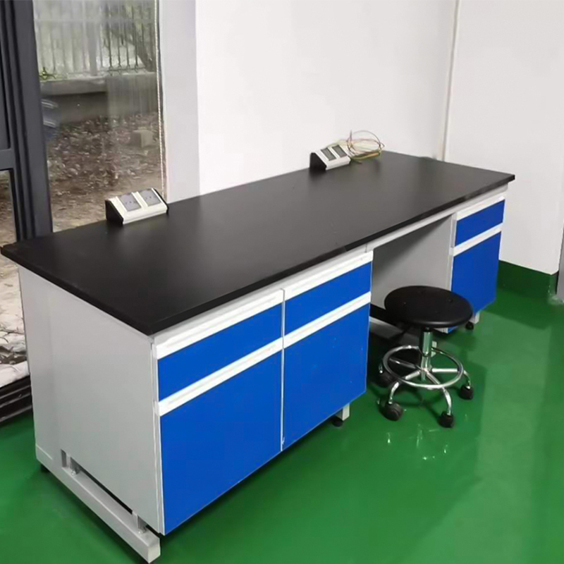 正斌全钢实验台钢木PP边台柜试验台化验室工作台实验室桌操作台定制(每米单价)[工厂现做 7天内发货]高清大图