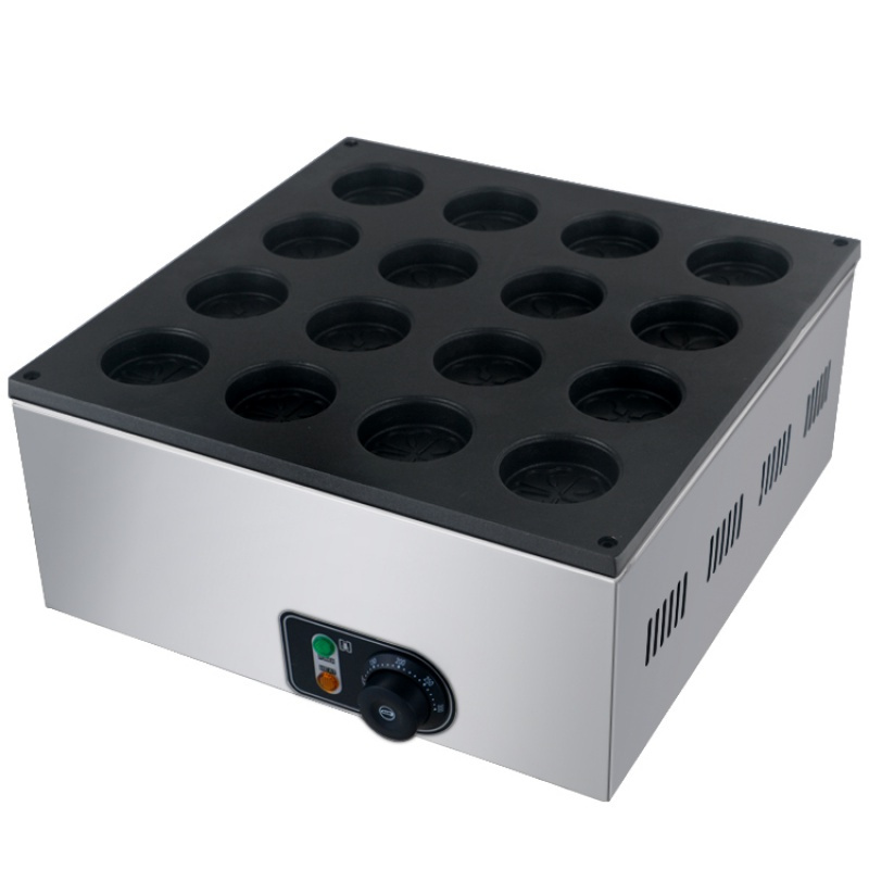 红豆饼机电热16孔金蛋台湾车轮饼机小吃机器商用鸡蛋汉堡机蛋肉堡12孔