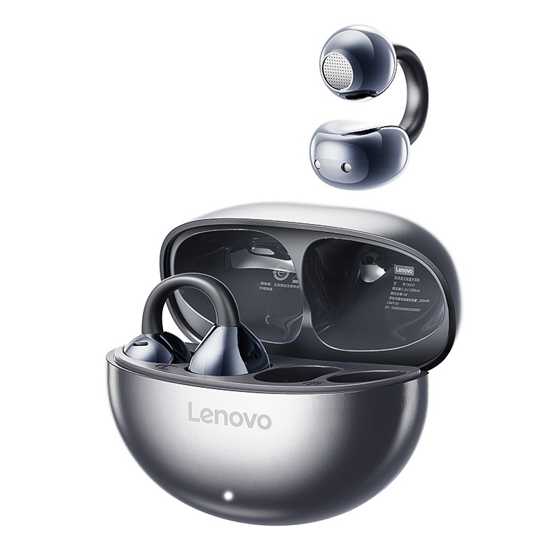 联想(lenovo)骨传导蓝牙耳机开放式 TA410风暴灰高清大图