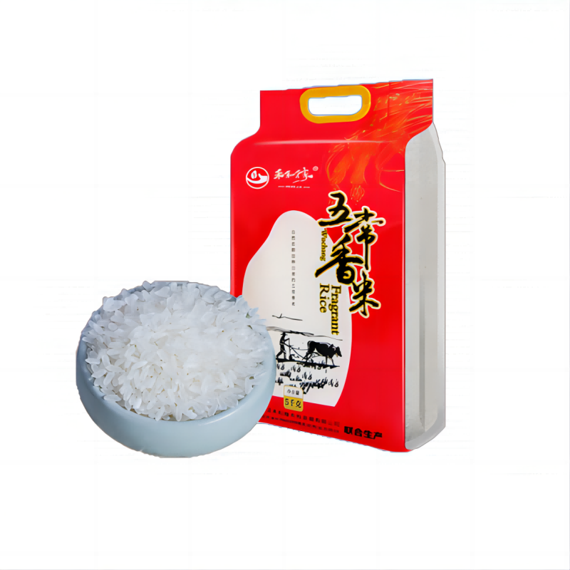 八宝贡.云南高原羊玉脂米5kg/袋+雲江源秋田小町5kg/袋+禾和稼五常香米5kg/袋+金龙鱼压榨本香5L/桶高清大图