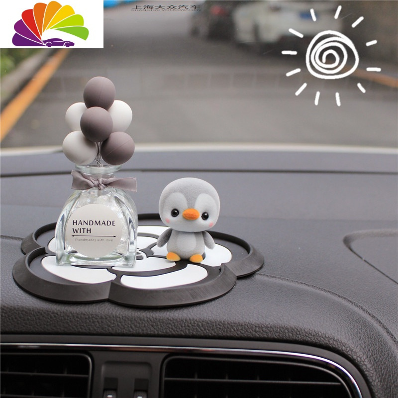 舒适主义汽车饰品创意玻璃瓶车载漂亮仪表台气球摆件车内装饰摆设情侣
