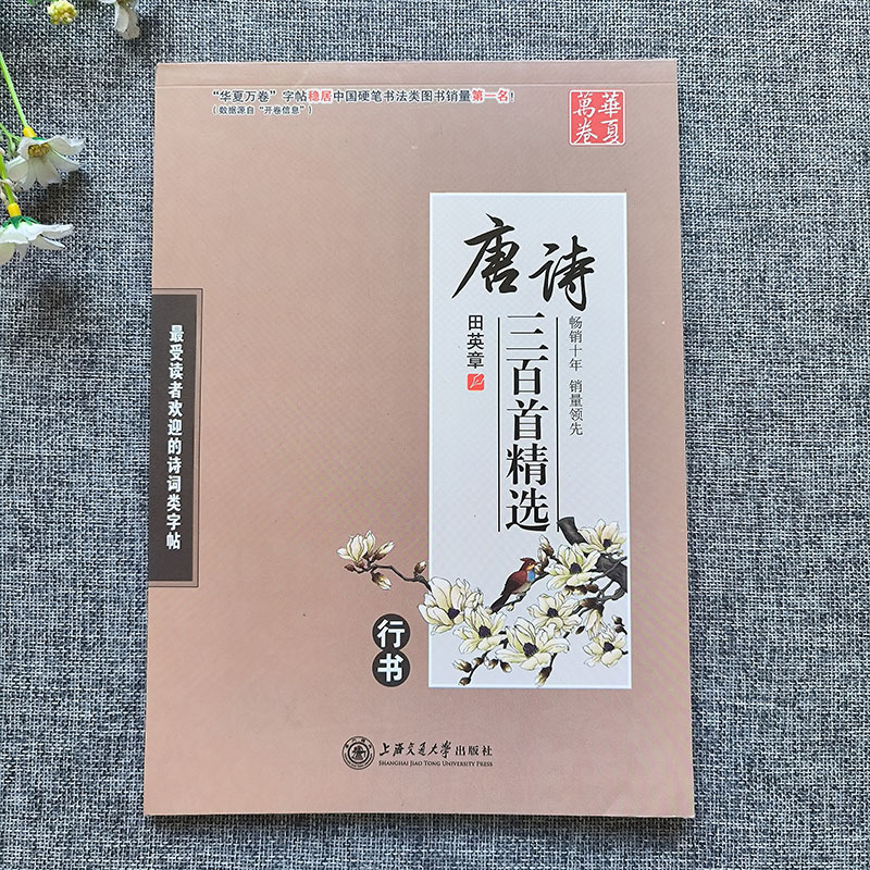 我最想要的钢笔字帖[行书]田英章 [正版]字帖田英章行书唐诗宋词三百首精选硬笔书法入门教程现代汉语公务员5500/350