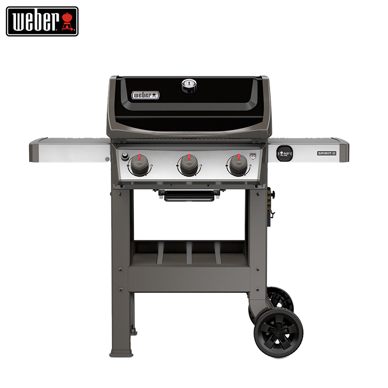 威焙(weber) 户外烧烤炉庭院式燃气焖烤炉 New Spirit2 E310 三灶黑色