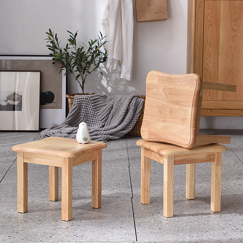 木小凳子家用矮凳换鞋凳懒人闪电客客厅小板凳脚凳放腿木头方凳经济型