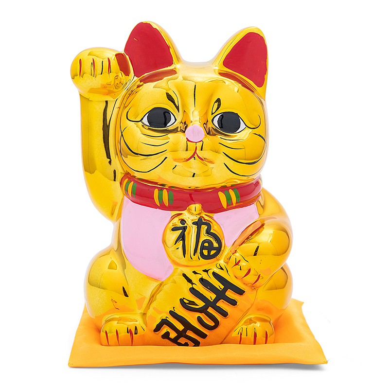 猫摆件开业礼品家居店铺存钱罐日本客厅小号电动摇手创意陶瓷 三维工匠猫高清大图