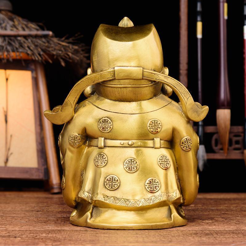 福禄寿三星摆件 纯铜福星禄星寿星公纳福增寿喜财风水客厅_249