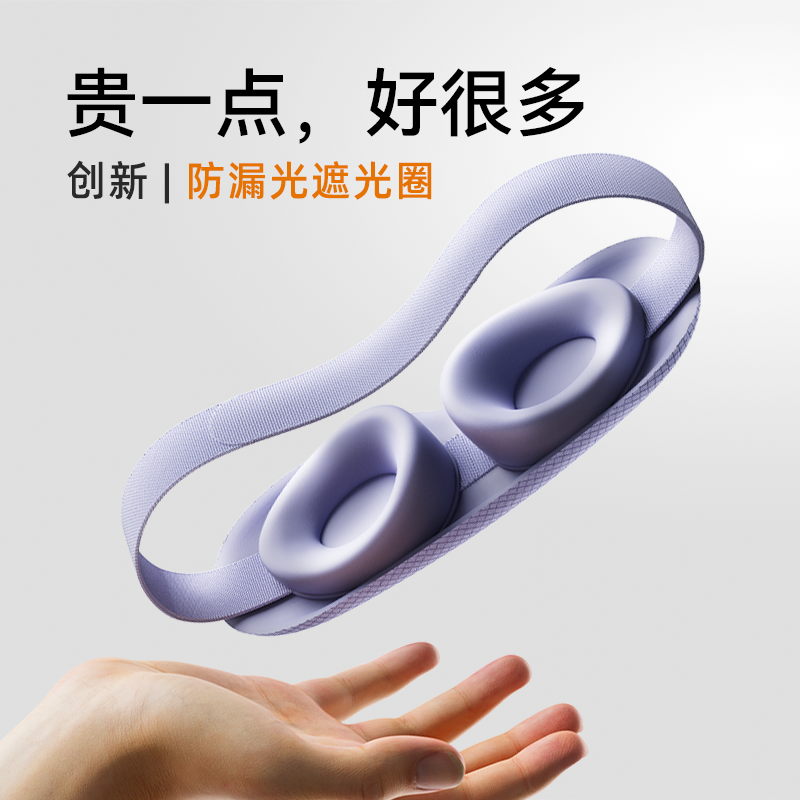 睡洞EVERYTHINKN 柔光眼罩Ve2深灰高清大图