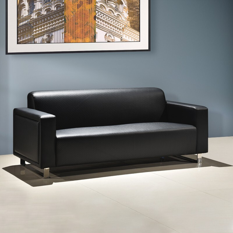 全简办公沙发会客接待沙发商务沙发简约办公室沙发高清大图