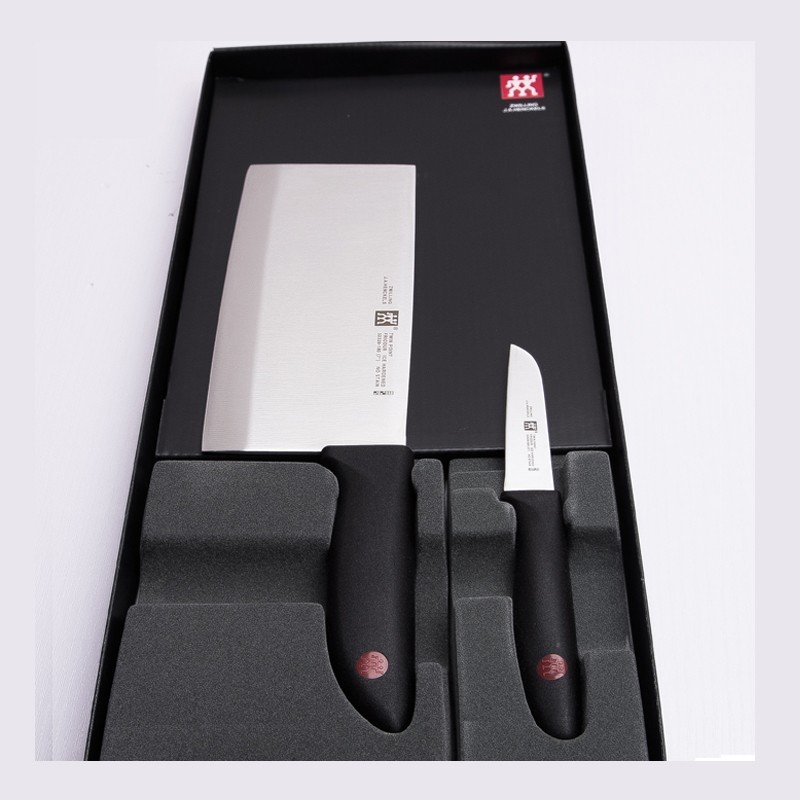 双立人(ZWILLING )ZW-K26 中片刀菜刀水果刀削皮刀刀具两件套套装高清大图