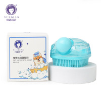 雪貂 硅胶洗澡刷-粉色