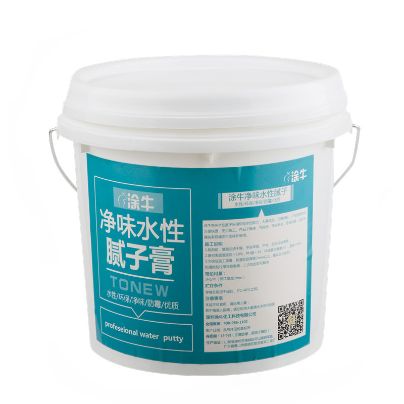 涂牛成品腻子膏 内墙白色防霉防水批墙大白 补墙膏墙面修补腻子粉大桶墙面修补材料