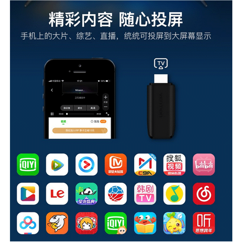 企购优品 威迅无线同屏器