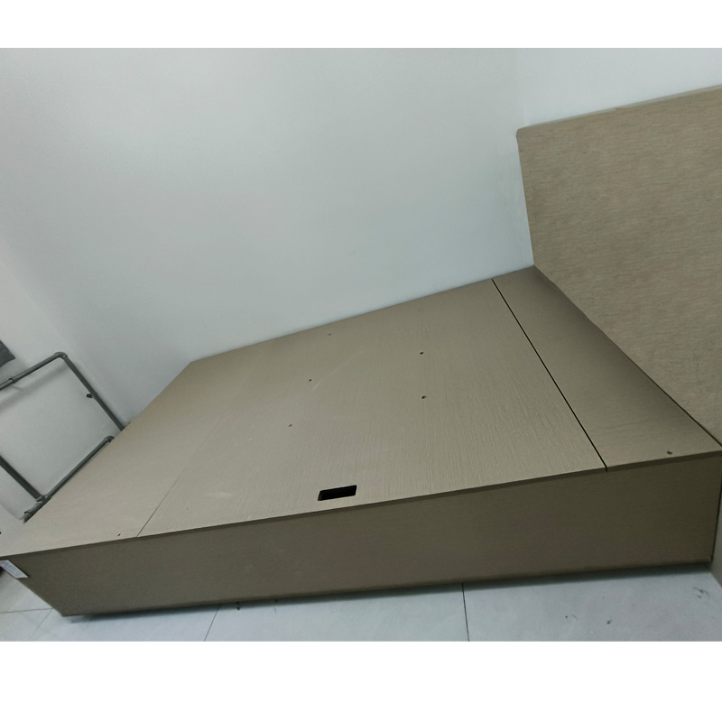 东业家具 酒店公寓高箱床(不带软包)DY-18Z板式床 1000*2000 张高清大图