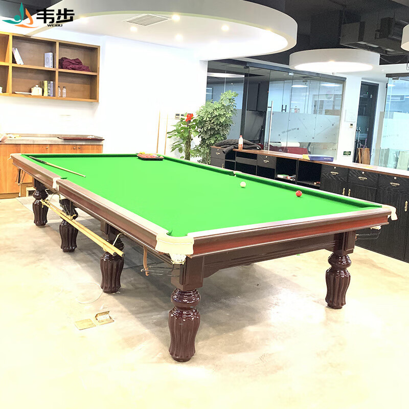 韦步S800斯诺克台球桌国标准球房俱乐部家用木库英式斯诺克桌球台高清大图