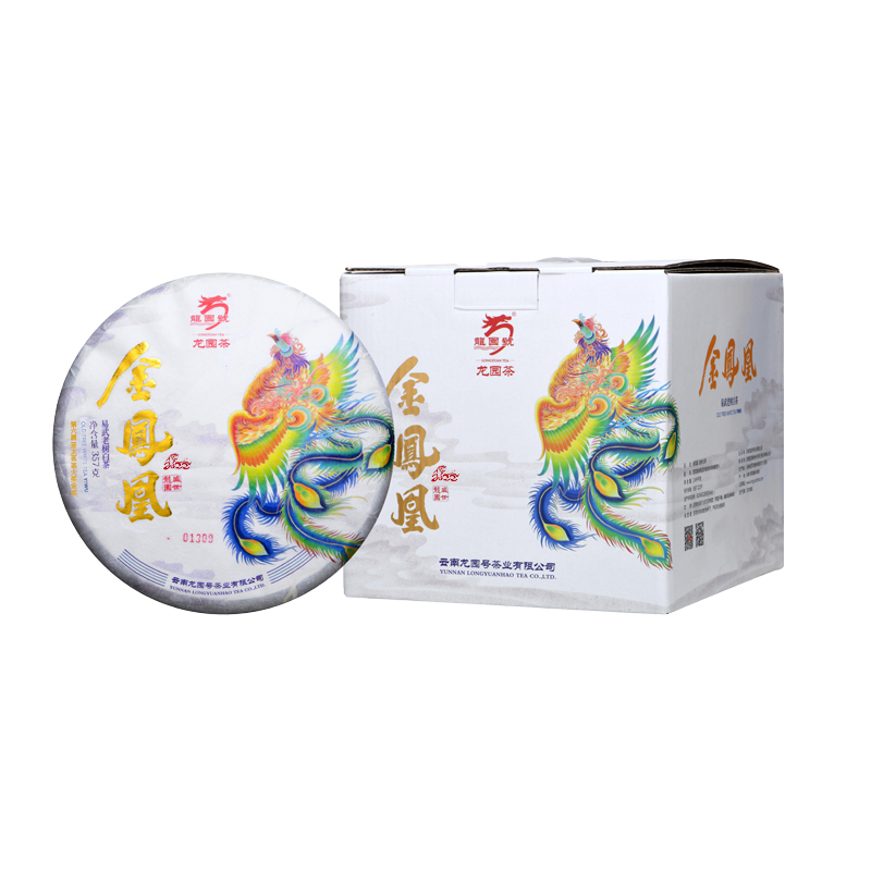 云南老树白茶龙园号2021年金凤凰357g白茶礼茶视频