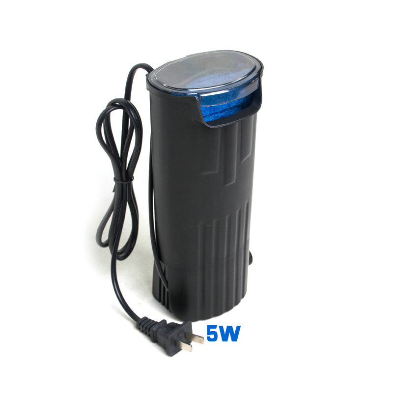瀑布式 低水位过滤器5W鱼缸水族箱 乌龟缸水龟缸内置过滤器滤水器高清大图