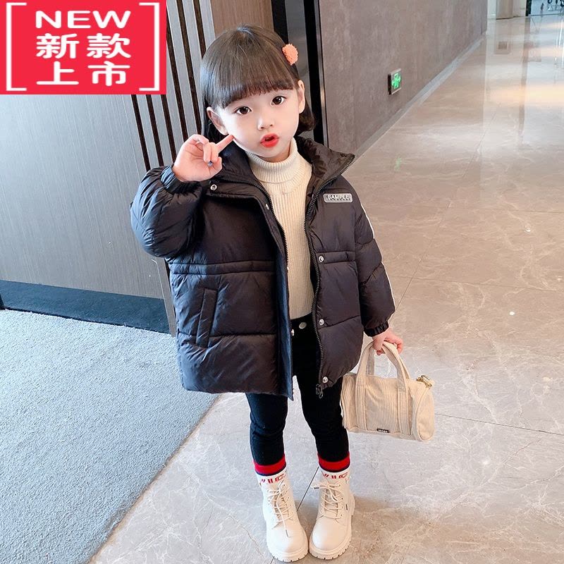 可莉允童装女童棉服宝宝冬装棉袄2022新款洋气儿童冬季加厚棉衣外套秋冬图片