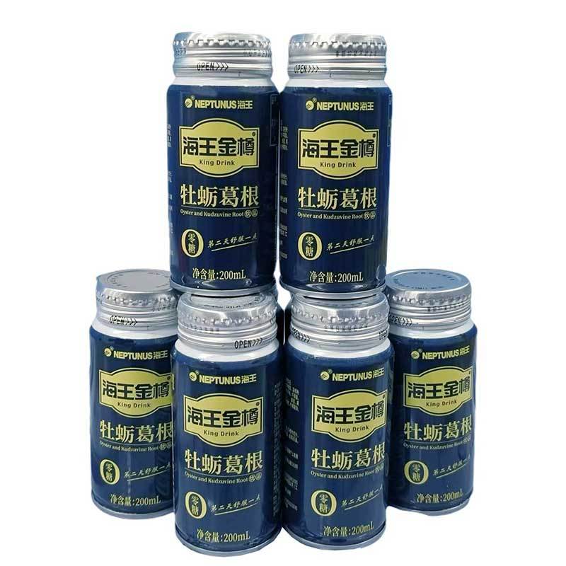 海王金樽 牡蛎葛根风味饮品(零糖 )0糖0脂 植物无糖饮料200ml *24罐
