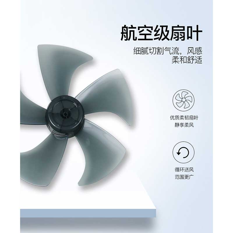 欧野(OUYE) 工业挂壁式电风扇 五叶挂壁风扇 18英寸 机械款-1.5米线高清大图
