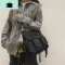 斜挎包男士大容量工装包个性潮流单肩包多口袋学生上课书包女韩版NEW LAKE