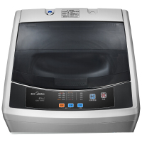 美的(Midea)6.5公斤全自动波轮洗衣机家用小型迷你节能省电 MB65-1000H 智力灰