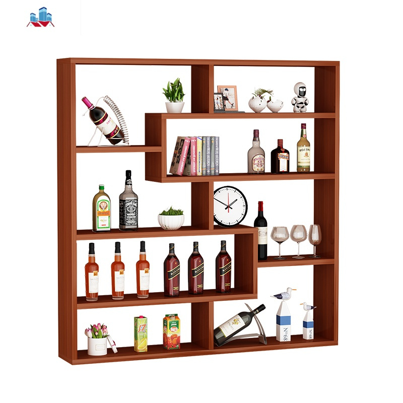 新款悬挂式酒架红酒架家用餐厅墙上酒柜壁挂式简约现代多层置物架 泰