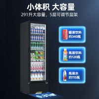 星星(XINGX)LSC-310FYPE展示柜冷藏饮料柜一级能效单门立式冰柜商用保鲜冰箱风直冷超市便利店陈列柜啤酒水果柜