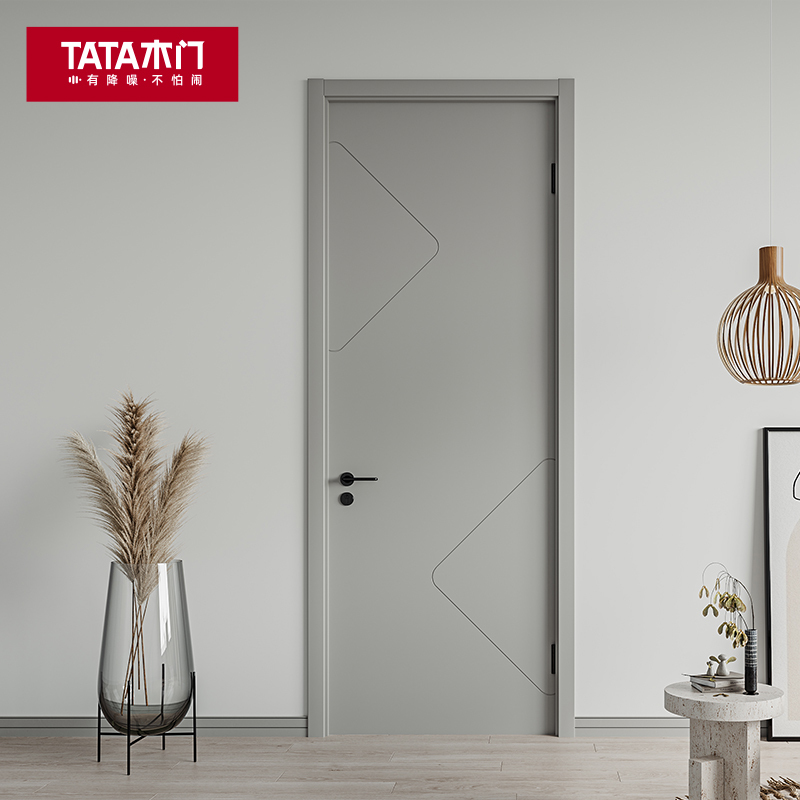 tata木门现代简约卧室门全屋定制室内门免漆门t301