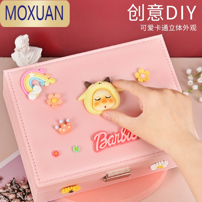 moxuan儿童串珠手工diy材料穿珠子手链项链首饰玩具女孩专注力小孩