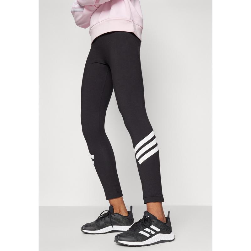 Adidas女士运动 leggings高弹力舒适训练健身裤高清大图