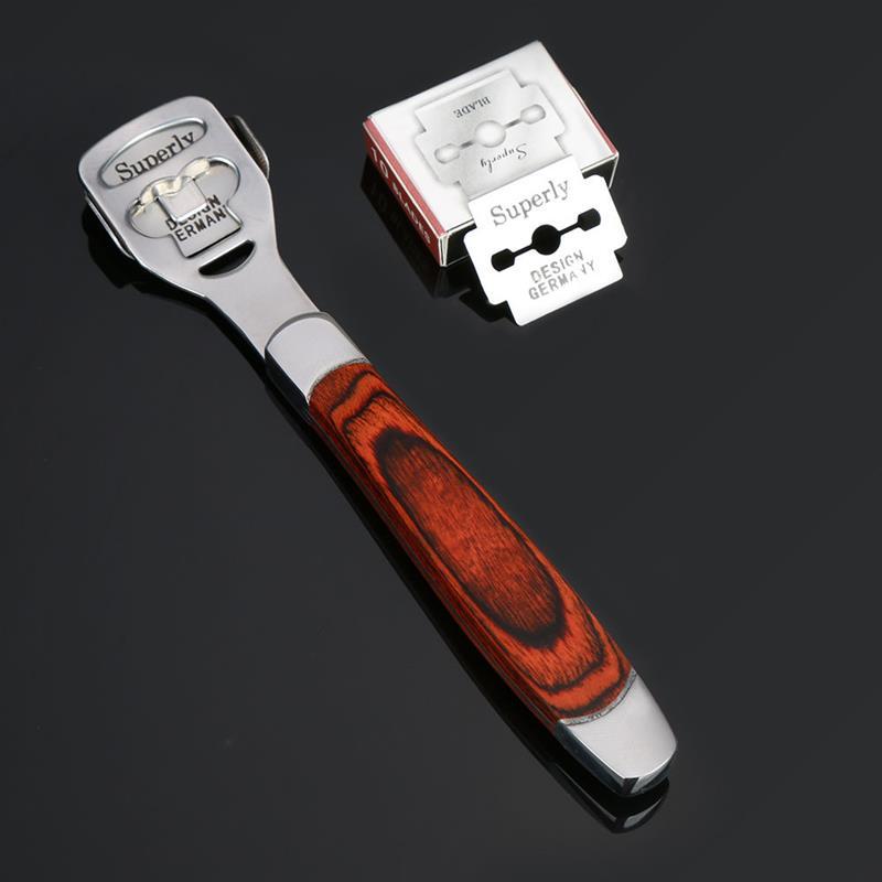 修脚器修脚垫去刀老茧工具刨脚刀刮脚后跟垫磨脚刮脚刀实木柄刨脚刀