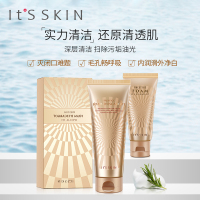 It's skin伊思 晶钻蜗牛洁面乳150ml+30ml 温和清洁毛孔去角质洗面奶女