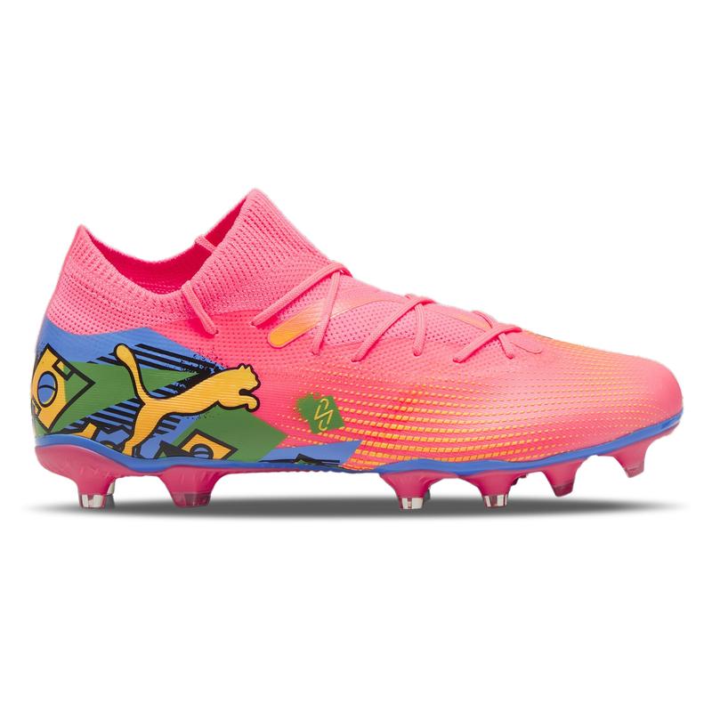 彪马(Puma)足球运动男款轻量化高弹力触感足球鞋FGAG专业竞技款 Red/Blue/Orange 43