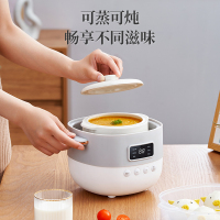 顽米电炖盅隔水炖家用燕窝煲汤炖汤锅小型陶瓷煮粥神器一体
