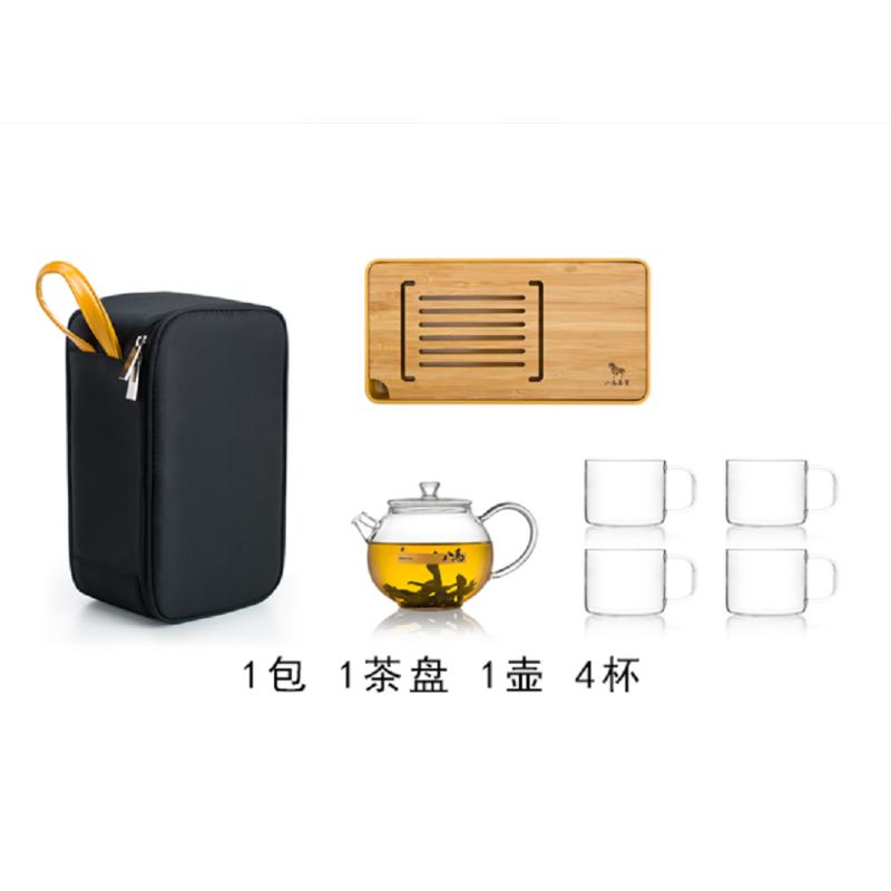 八馬茶業 TZB008 明航旅行茶具玻璃套组 单套价格
