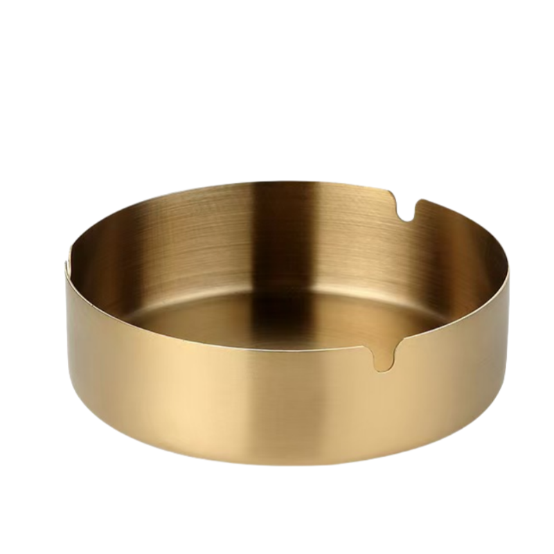 山水本色 不锈钢烟灰缸 大号 个高清大图