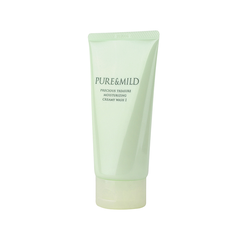 泊美 PURE&MILD 鲜纯珍萃柔润洁面膏 水润型 120g高清大图