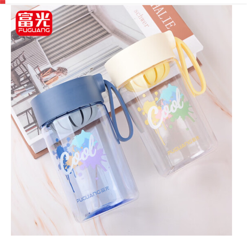 富光(FUGUANG)FG0313 粉色370ml 太空杯男女运动水杯茶水瓶随手杯塑料