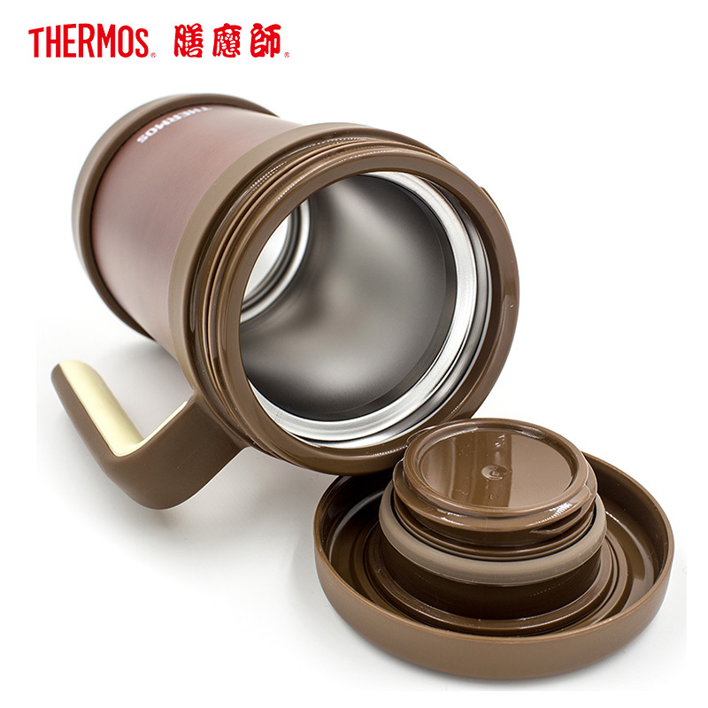 膳魔师(THERMOS)保温杯 TCMF-500 红棕色 500ML/带茶漏/泡茶杯/304不锈钢保温杯水杯便携保温杯
