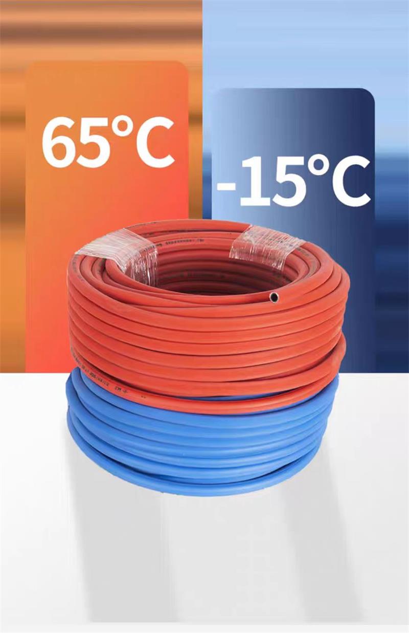 中锦科技高压氧气乙炔管 焊割橡塑高压防冻软管 Φ8mm乙炔管 约30米 卷